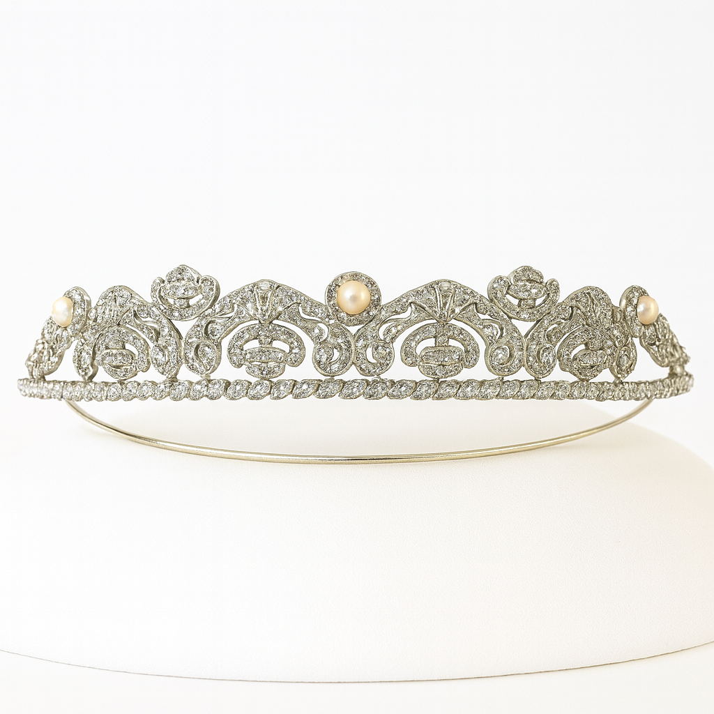 Tiara Azteca  /  Plata de Ley  /  Made with Cristal Swarovski ®