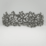 Tiara Basty 3   /  Plata de ley  /   Made with Swarovski Elements ®