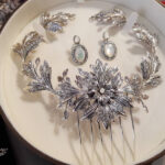 conjunto Mod. Olga, plata de ley - Made with Swarovski Elements Â®