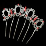 Peineta Alicante, plata de ley - Made with Swarovski Elements Â®