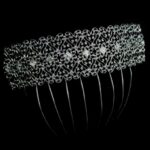 Peineta Andalusi, plata de ley - Made with Swarovski Elements Â®
