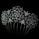 Peineta Lucia, plata de ley - Made with Swarovski Elements Â®