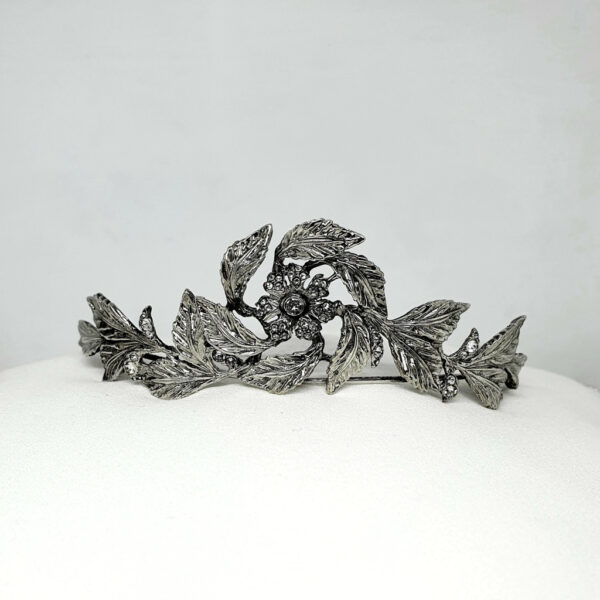 Tiara Atenea  /  Plata de ley  /  Made with Swarovski Elements ®