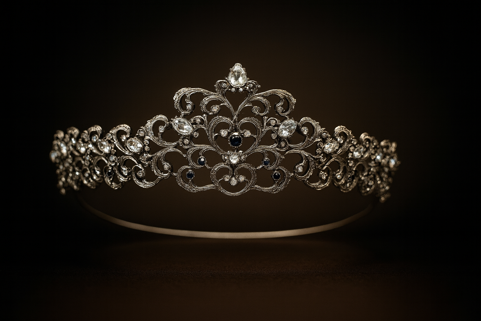 Tiara Dolores G  / Novias / Plata de ley / Made with Swarovski Elements®
